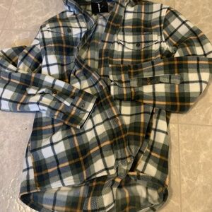 Eddie Bauer micro fleece shirt jacket men's s